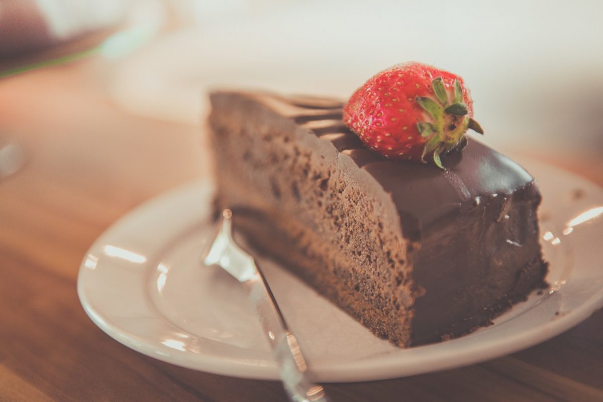 Chocolate cake My Mini Round the World Trip with Aeroplan