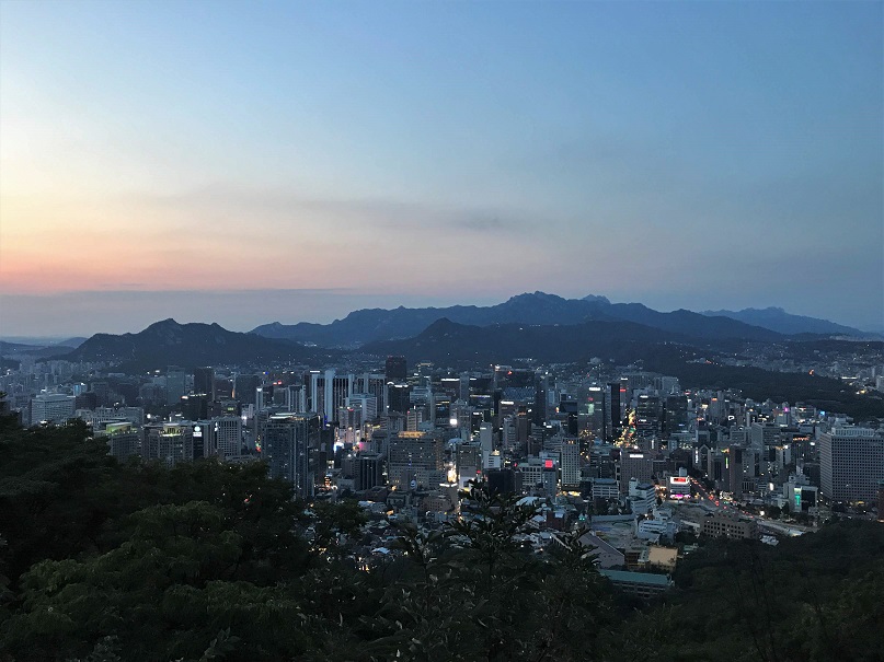 View-from-Namsan-Mountain-Budget-Breakdown-Backpacking-South-Korea-on-the-Cheap